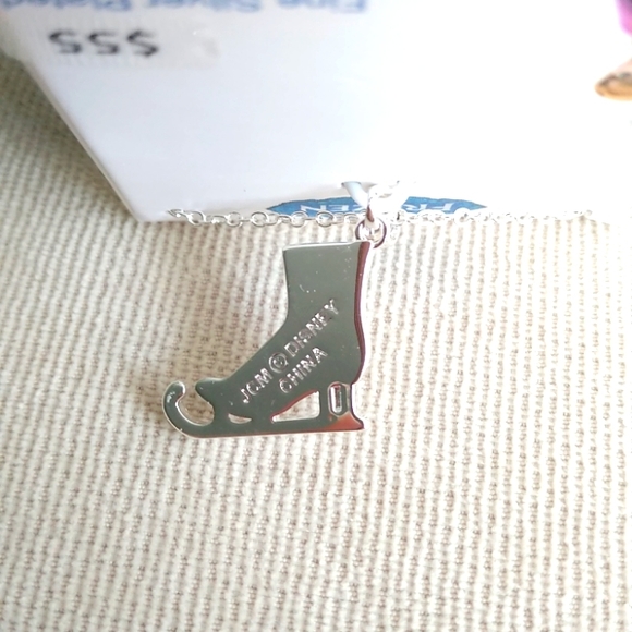 DISNEY FROZEN AUSTRIAN CRYSTAL ICE SKATE PENDENT - Picture 2 of 8